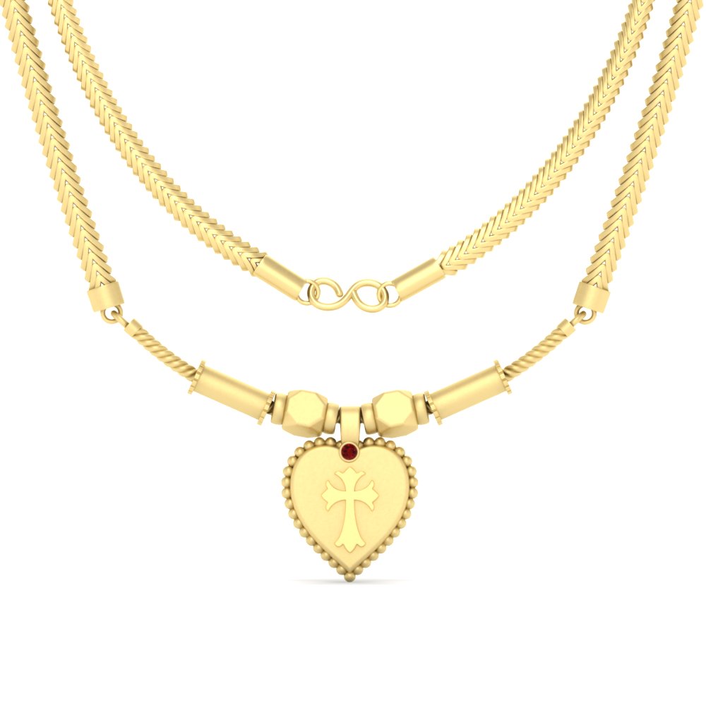 Jewelry Christian Cross Thali Set