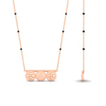 Load image into Gallery viewer, laxmi-_-pushpa-kasu-3-bead-delicate-mangalyam-in-rose-gold-mgs11678angle2-nl-rg