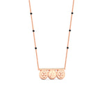 Load image into Gallery viewer, laxmi-_-pushpa-kasu-3-bead-delicate-mangalyam-in-rose-gold-mgs11678angle3-nl-rg