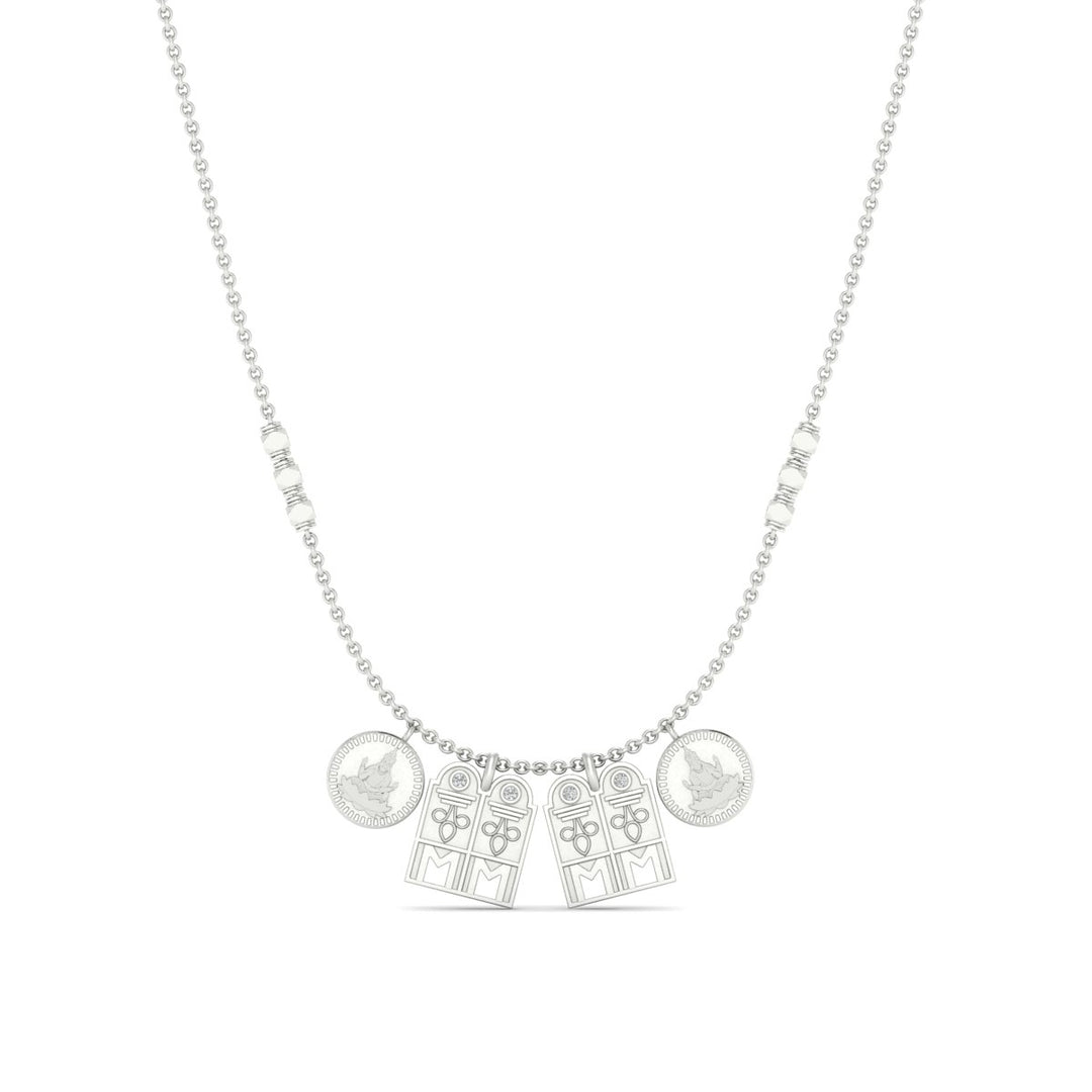 Tulsi Double Pendant Delicate Gundu Mangalyam