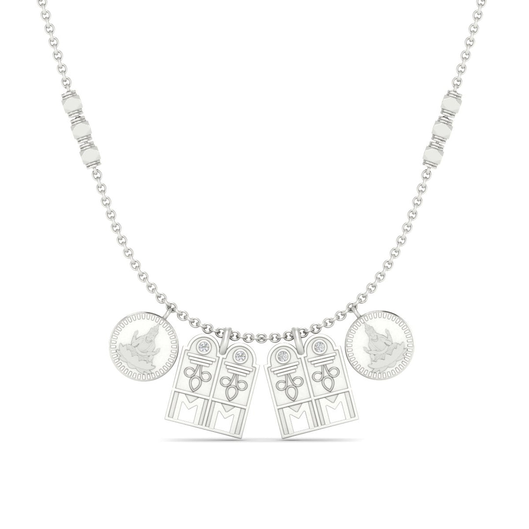 Tulsi Double Pendant Delicate Gundu Mangalyam