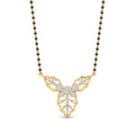 Load image into Gallery viewer, Leaf Design Diamond Mangalsutra

