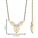 Load image into Gallery viewer, Leaf Design Diamond Mangalsutra
