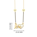 Load image into Gallery viewer, Love Heart Diamond Mangalsutra