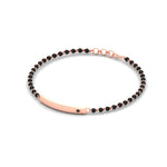 Load image into Gallery viewer, mens-black-diamond-bar-mangalsutra-bracelet-in-rose-gold-mgsmbrc11833blackangle2-nl-rg.jpg