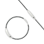 Load image into Gallery viewer, mens-black-diamond-bar-mangalsutra-bracelet-in-white-gold-mgsmbrc11833blackangle4-nl-wg.jpg