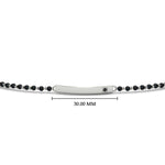 Load image into Gallery viewer, mens-black-diamond-bar-mangalsutra-bracelet-in-white-gold-mgsmbrc11833blackangle5-nl-wg-hw.jpg