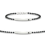 Load image into Gallery viewer, mens-black-diamond-bar-mangalsutra-bracelet-in-white-gold-mgsmbrc11833blacksleep-nl-wg.jpg