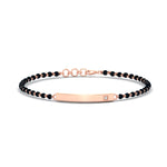 Load image into Gallery viewer, mens-diamond-bar-mangalsutra-bracelet-in-rose-gold-mgsmbrc11833angle1-nl-rg.jpg