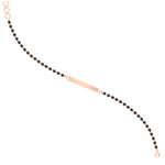 Load image into Gallery viewer, mens-diamond-bar-mangalsutra-bracelet-in-rose-gold-mgsmbrc11833angle3-nl-rg.jpg