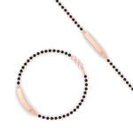 Load image into Gallery viewer, mens-diamond-bar-mangalsutra-bracelet-in-rose-gold-mgsmbrc11833angle4-nl-rg.jpg