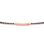 Load image into Gallery viewer, mens-diamond-bar-mangalsutra-bracelet-in-rose-gold-mgsmbrc11833angle5-nl-rg.jpg