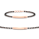 Load image into Gallery viewer, mens-diamond-bar-mangalsutra-bracelet-in-rose-gold-mgsmbrc11833sleep-nl-rg.jpg