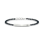 Load image into Gallery viewer, mens-diamond-bar-mangalsutra-bracelet-in-white-gold-mgsmbrc11833angle1-nl-wg.jpg
