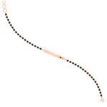 Load image into Gallery viewer, mens-emerald-bar-mangalsutra-bracelet-in-rose-gold-mgsmbrc11833gemgrangle3-nl-rg.jpg
