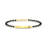 Load image into Gallery viewer, mens-emerald-bar-mangalsutra-bracelet-in-yellow-gold-mgsmbrc11833gemgrangle1-nl-yg.jpg
