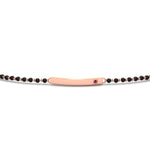 Load image into Gallery viewer, mens-pink-sapphire-bar-mangalsutra-bracelet-in-rose-gold-mgsmbrc11833gsadrpiangle5-nl-rg.jpg