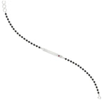 Load image into Gallery viewer, mens-pink-sapphire-bar-mangalsutra-bracelet-in-white-gold-mgsmbrc11833gsadrpiangle3-nl-wg.jpg