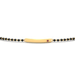 Load image into Gallery viewer, mens-pink-sapphire-bar-mangalsutra-bracelet-in-yellow-gold-mgsmbrc11833gsadrpiangle5-nl-yg.jpg