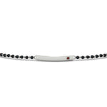 Load image into Gallery viewer, mens-ruby-bar-mangalsutra-bracelet-in-white-gold-mgsmbrc11833grudrangle5-nl-wg.jpg