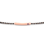 Load image into Gallery viewer, mens-sapphire-bar-mangalsutra-bracelet-in-rose-gold-mgsmbrc11833gsablangle5-nl-rg.jpg