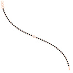 Load image into Gallery viewer, mens-single-bezel-set-diamond-mangalsutra-bracelet-in-rose-gold-mgsmbrc11836angle3-nl-rg.jpg