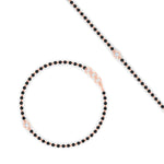 Load image into Gallery viewer, mens-single-bezel-set-diamond-mangalsutra-bracelet-in-rose-gold-mgsmbrc11836angle4-nl-rg.jpg