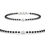 Load image into Gallery viewer, mens-single-bezel-set-diamond-mangalsutra-bracelet-in-white-gold-mgsmbrc11836sleep-nl-wg.jpg