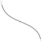 Load image into Gallery viewer, mens-single-bezel-set-green-emerald-mangalsutra-bracelet-in-white-gold-mgsmbrc11836gemgrangle3-nl-wg.jpg