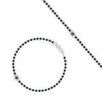 Load image into Gallery viewer, mens-single-bezel-set-green-emerald-mangalsutra-bracelet-in-white-gold-mgsmbrc11836gemgrangle4-nl-wg.jpg