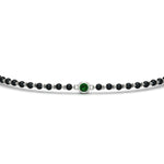 Load image into Gallery viewer, mens-single-bezel-set-green-emerald-mangalsutra-bracelet-in-white-gold-mgsmbrc11836gemgrangle5-nl-wg.jpg