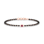Load image into Gallery viewer, mens-single-bezel-set-pink-sapphire-mangalsutra-bracelet-in-rose-gold-mgsmbrc11836gsadrpiangle1-nl-rg.jpg