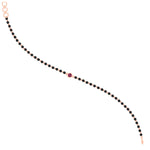 Load image into Gallery viewer, mens-single-bezel-set-pink-sapphire-mangalsutra-bracelet-in-rose-gold-mgsmbrc11836gsadrpiangle3-nl-rg.jpg