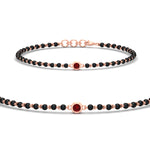 Load image into Gallery viewer, mens-single-bezel-set-ruby-mangalsutra-bracelet-in-rose-gold-mgsmbrc11836grudrsleep-nl-rg.jpg