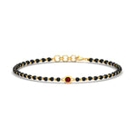 Load image into Gallery viewer, mens-single-bezel-set-ruby-mangalsutra-bracelet-in-yellow-gold-mgsmbrc11836grudrangle1-nl-yg.jpg