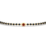 Load image into Gallery viewer, mens-single-bezel-set-ruby-mangalsutra-bracelet-in-yellow-gold-mgsmbrc11836grudrangle5-nl-yg.jpg