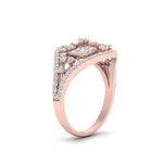 Load image into Gallery viewer, Mesh Diamond Cocktail Engagement Ring