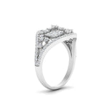 Load image into Gallery viewer, Mesh Diamond Cocktail Engagement Ring