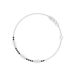 Load image into Gallery viewer, modern-mangalsutra-diamond-bracelet-white-gold-mgsbrc11660angle2-nl-wg