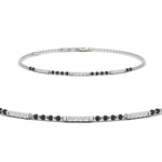 Load image into Gallery viewer, modern-mangalsutra-diamond-bracelet-white-gold-mgsbrc11660sleep-nl-wg