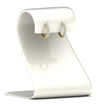 Load image into Gallery viewer, Pave Set Diamond Hoop Earrings