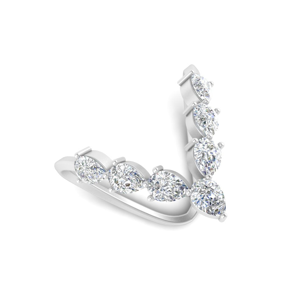 Pear Shape Diamond Vanik Ring