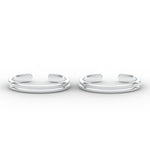 Load image into Gallery viewer, plain-design-foot-Toe-ring-in-sterlingsilver-mgs11429angle1-nl-wg