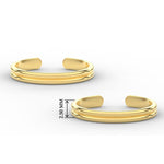 Load image into Gallery viewer, plain-design-foot-Toe-ring-in-yellow-gold-MGS11429ANGLE3-NL-YG-hw