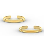 Load image into Gallery viewer, plain-design-foot-Toe-ring-in-yellow-gold-MGS11429ANGLE3-NL-YG