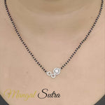 Load and play video in Gallery viewer, 0.50 Carat 3 Circle Pendant Mangalsutra
