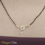 Load and play video in Gallery viewer, Love Knot Diamond Mangalsutra