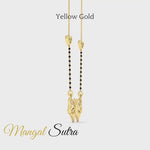 Load and play video in Gallery viewer, Butterfly Modern Love Diamond Necklace Mangalsutra