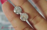 Load and play video in Gallery viewer, Round Natural Diamond Stud Earring
