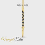 Load and play video in Gallery viewer, Circle Butterfly Necklace Diamond Mangalsutra